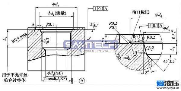 液壓系統密封及管接頭油口選擇的設計研究